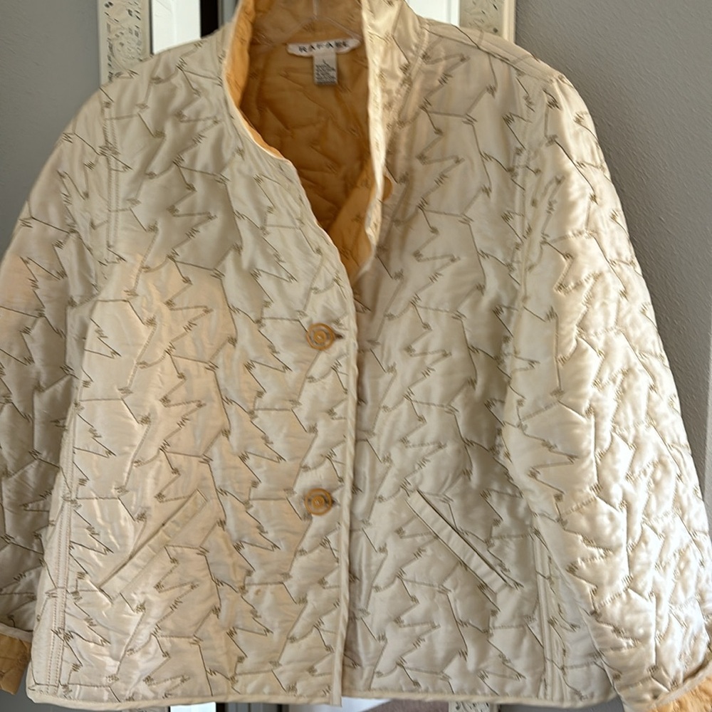Rafael Quilted Jacket size L.  $20 - Picture 2 of 4